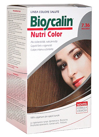 BIOSCALIN NUTRI COLOR 7,36 NOCCIOLA SINCROB 124 ML - farmanauta.it