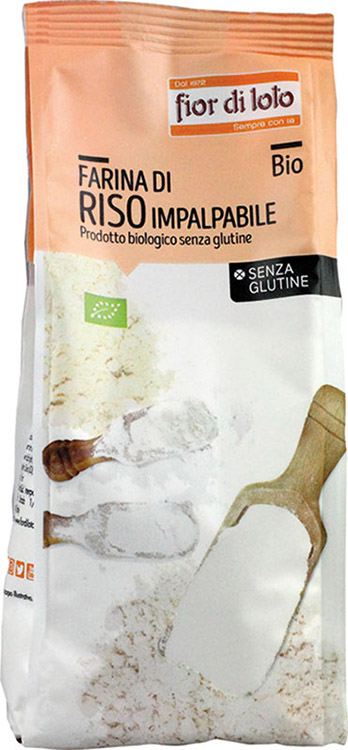 FARINA RISO IMPALPABILE SENZA GLUTINE BIO 375 G - farmanauta.it