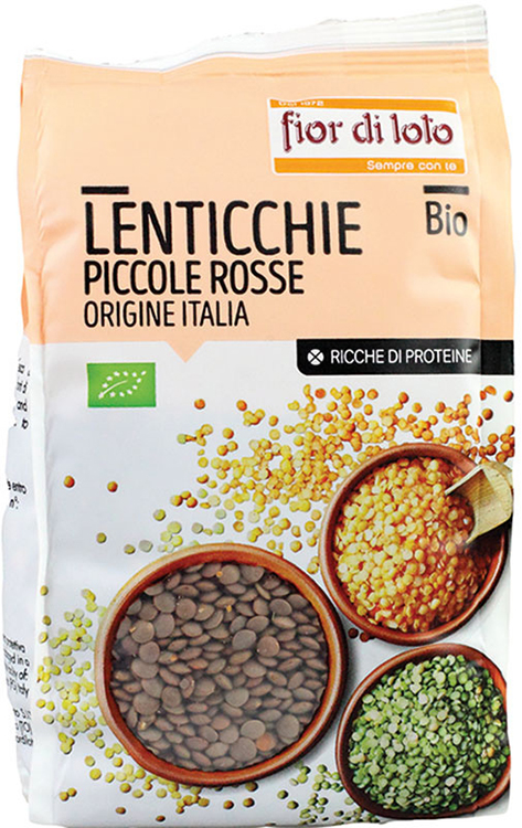 LENTICCHIE PICCOLE ROSSE ITALIA BIO 400 G - farmanauta.it