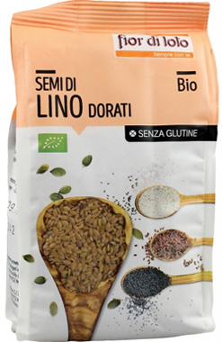 SEMI LINO DORATI SENZA GLUTINE BIO 400 G - farmanauta.it