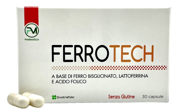 FERROTECH 30 CAPSULE DA 550MG - farmanauta.it