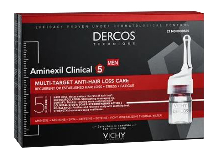 DERCOS AMINEXIL FIALE 42 UOMO 6 ML - farmanauta.it