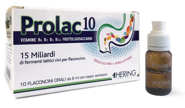 PROLAC10 FERMENTI LATTICI 15 MILIARDI 10 FLACONCINI 8 ML - farmanauta.it