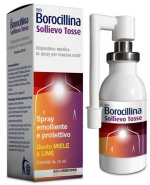 NEOBOROCILLINA SOLLIEVO TOSSE SPRAY 20 ML - farmanauta.it