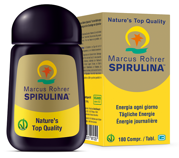 SPIRULINA MARCUS ROHRER 180 COMPRESSE - farmanauta.it