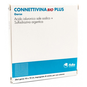 CONNETTIVINABIO PLUS GARZA 10 X 10 CM 10 PEZZI - farmanauta.it