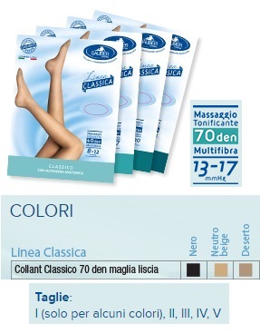 SAUBER COLLANT 70 DENARI MAGLIA LISCIA DESERTO 3 LINEA CLASSICA - farmanauta.it