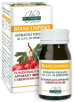 BIANCOSPINO ESTRATTO TITOLATO 60 PASTIGLIE - farmanauta.it