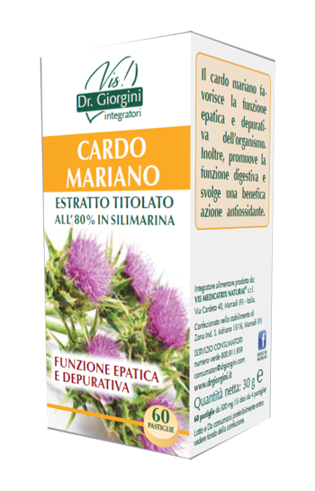 CARDO MARIANO ESTRATTO TITOLATO 60 PASTIGLIE - farmanauta.it