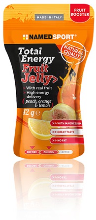 TOTAL ENERGY FRUIT JELLY PEACH ORANGE & LEMON 42 G - farmanauta.it