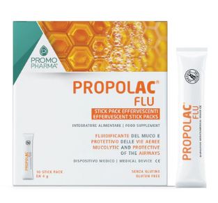 PROPOL AC FLU EFFERVESCENTE 10 BUSTINE - farmanauta.it