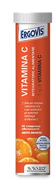 ERGOVIS VIT C 1000MG 20 COMPRESSE EFFERVESCENTI - farmanauta.it