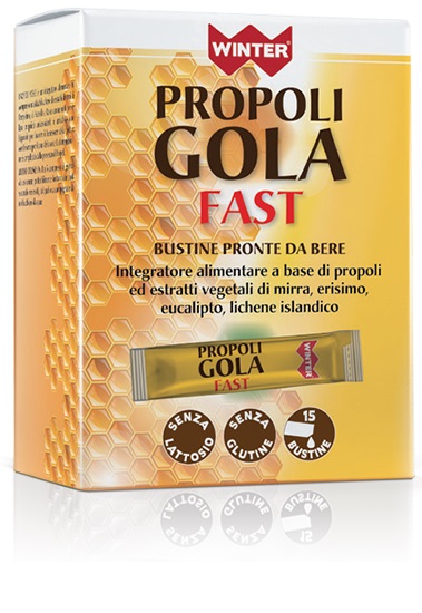 WINTER PROPOLI GOLA FAST 15 BUSTINE - farmanauta.it