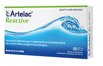 ARTELAC REACTIVE SOLUZIONE OFTALMICA MONODOSE 10 UNITA' DA 0,5 ML - farmanauta.it