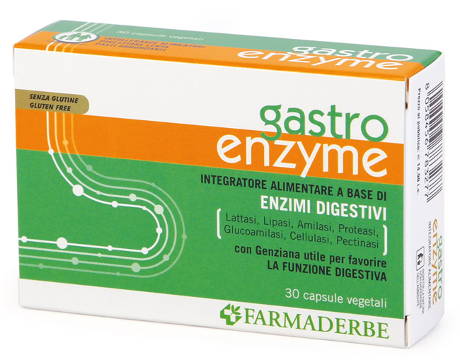 GASTRO ENZYME 30 CAPSULE VEGETALI - farmanauta.it