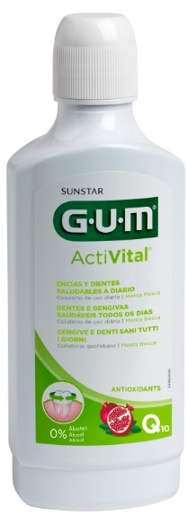 GUM ACTIVITAL COLLUTORI0 500 ML + R RINSE 120 ML - farmanauta.it