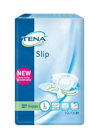 PANNOLONE PER INCONTINENZA A MUTANDINA TENA SLIP SUPER L 10 PEZZI - farmanauta.it