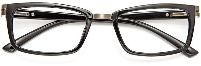 OCCHIALE DA LETTURA PREMONTATO TWINS PLATINUM LUGANO NERO +3,00 - farmanauta.it