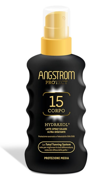ANGSTROM PROTECT HYDRAXOL LATTE SPRAY SOLARE PROTEZIONE 15 175 ML - farmanauta.it