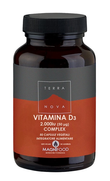 TERRANOVA COMPLESSO DI VITAMINA D3 2000 IU (50UG) 50 CAPSULE - farmanauta.it