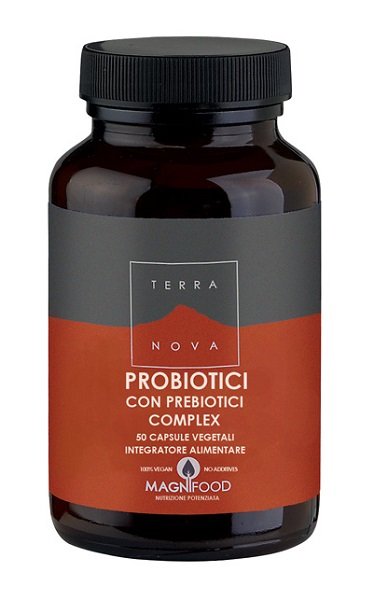 TERRANOVA PROBIOTICI CON PREBIOTICI COMPLEX 50 CAPSULE VEGETALI - farmanauta.it