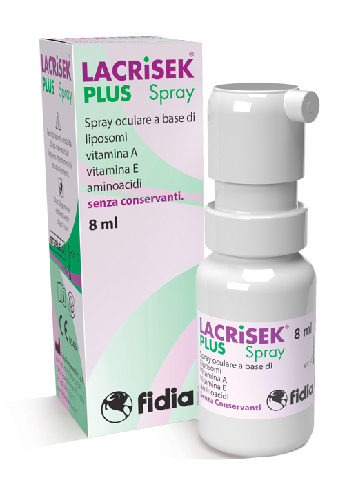 LACRISEK PLUS SPRAY SENZA CONSERVANTI SOLUZIONE OFTALMICA 8 ML - farmanauta.it