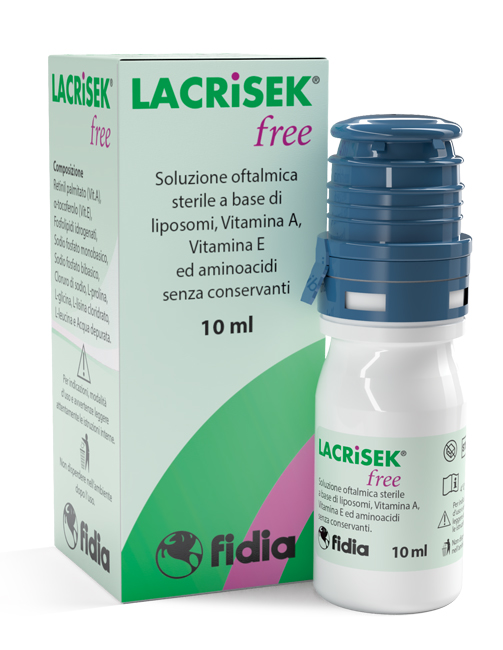 LACRISEK FREE SOLUZIONE OFTALMICA SENZA CONSERVANTI 10 ML - farmanauta.it