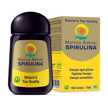 SPIRULINA MARCUS ROHRER RICARICA 180 COMPRESSE - farmanauta.it