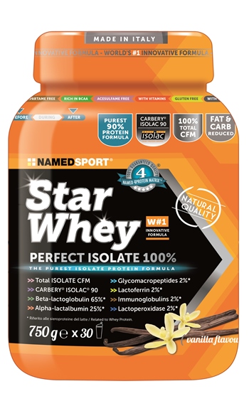 STAR WHEY ISOLATE VANILLA 750 G - farmanauta.it