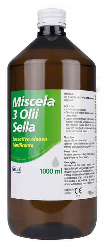 MISCELA 3 OLII LASSATIVO 1 LITRO MD - farmanauta.it