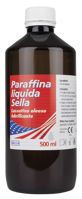 PARAFFINA LIQUIDA MD LASSATIVO 500 ML SELLA - farmanauta.it