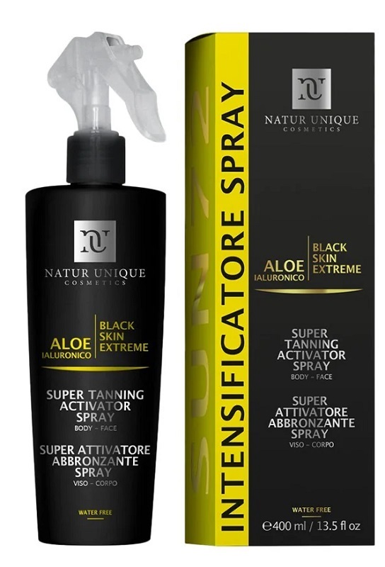 NATUR UNIQUE SUPER ATTIVATORE SPRAY BLACK SKIN EXTREME 400 ML - farmanauta.it
