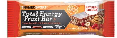 TOTAL ENERGY FRUIT BAR CRANBERRY & NUTS 35 G - farmanauta.it