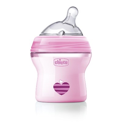 CHICCO BIBERON NATFEEL 0M+ 150 ML GIRL - farmanauta.it