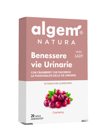 ALGEM LADY BENESSERE VIE URINARIE 20 CAPSULE 710 MG - farmanauta.it
