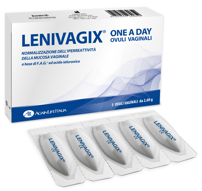 LENIVAGIX ONE A DAY 5 OVULI VAGINALI - farmanauta.it
