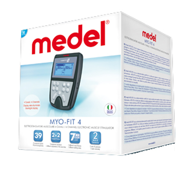 ELETTROSTIMOLATORE MUSCOLARE MYO-FIT 4 TENS 4 CANALI - farmanauta.it