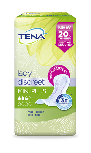 PANNOLONE SAGOMATO TENA DISCREET MINI PLUS 16 PEZZI - farmanauta.it