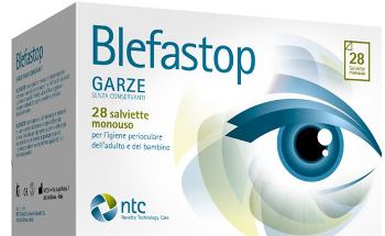 BLEFASTOP GARZA CON HY-TER IN COTONE PIEGATA CON FILO DI BARIO 28 PEZZI - farmanauta.it