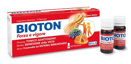 BIOTON GINSENG FORZA VIG 14 FLACONCINI - farmanauta.it