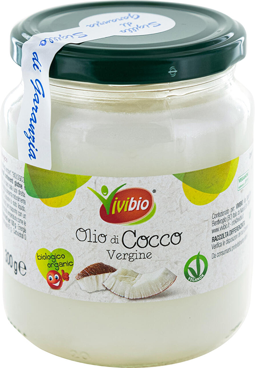 OLIO DI COCCO VERGINE VIVIBIO 300 ML - farmanauta.it