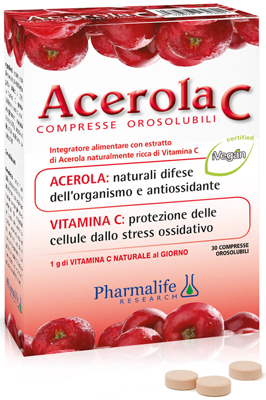 ACEROLA C 30 COMPRESSE OROSOLUBILI - farmanauta.it