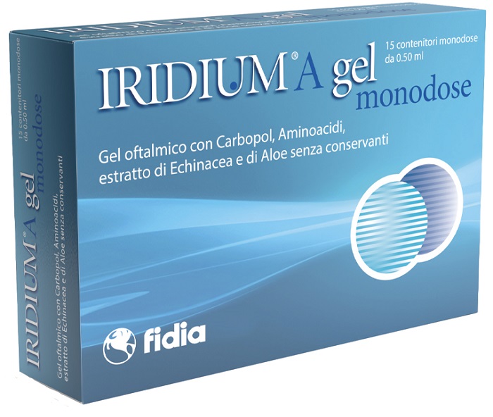 IRIDIUM A GEL OFTALMICO MONODOSE 15 CONTENITORI DA 0,50 ML - farmanauta.it