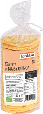 GALLETTE MAIS E QUINOA 120 G - farmanauta.it