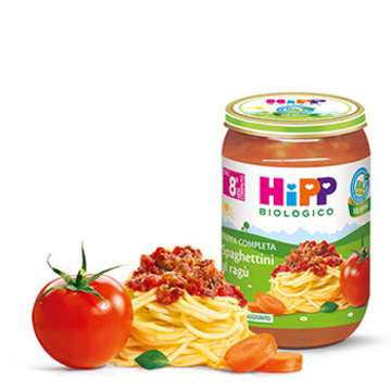 HIPP BIO SPAGHETTINI AL RAGU' 220 G - farmanauta.it