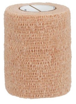 BENDA ELASTICA COMPRESSIVA AUTOADESIVA COBAN 7,5X200CM IN ESTENSIONE 7,5X450CM COLORE CARNE - farmanauta.it