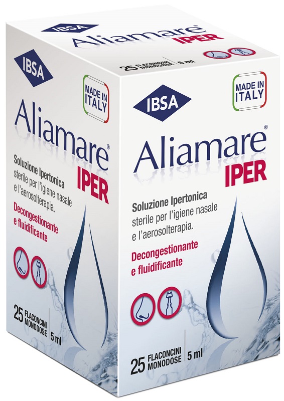 ALIAMARE 25 FLACONCINI IPERTONICI DA 5 ML - farmanauta.it