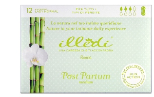 ILLEDI ASSORBENTI LADY NORMAL SENZA ALI POST PARTO PER TUTTI I TIPI DI PERDITE MEDIUM 12 PEZZI - farmanauta.it