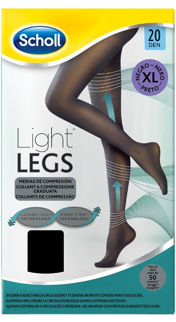 SCHOLL LIGHTLEGS 20 DENARI TAGLIA XL COLORE NERO 1 PAIO - farmanauta.it