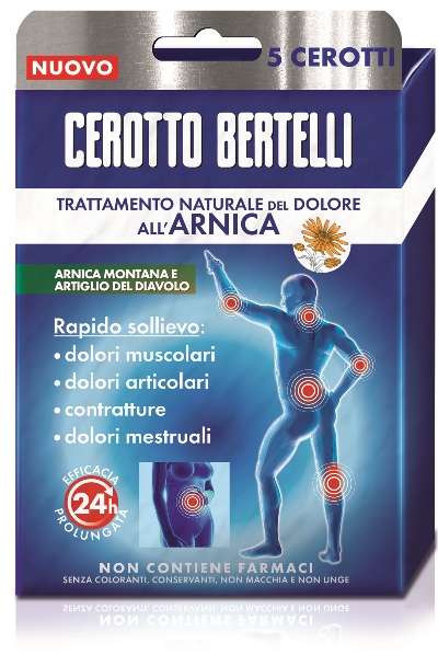 BERTELLI CEROTTO ARNICA ASTUCCIO 5 PEZZI - farmanauta.it